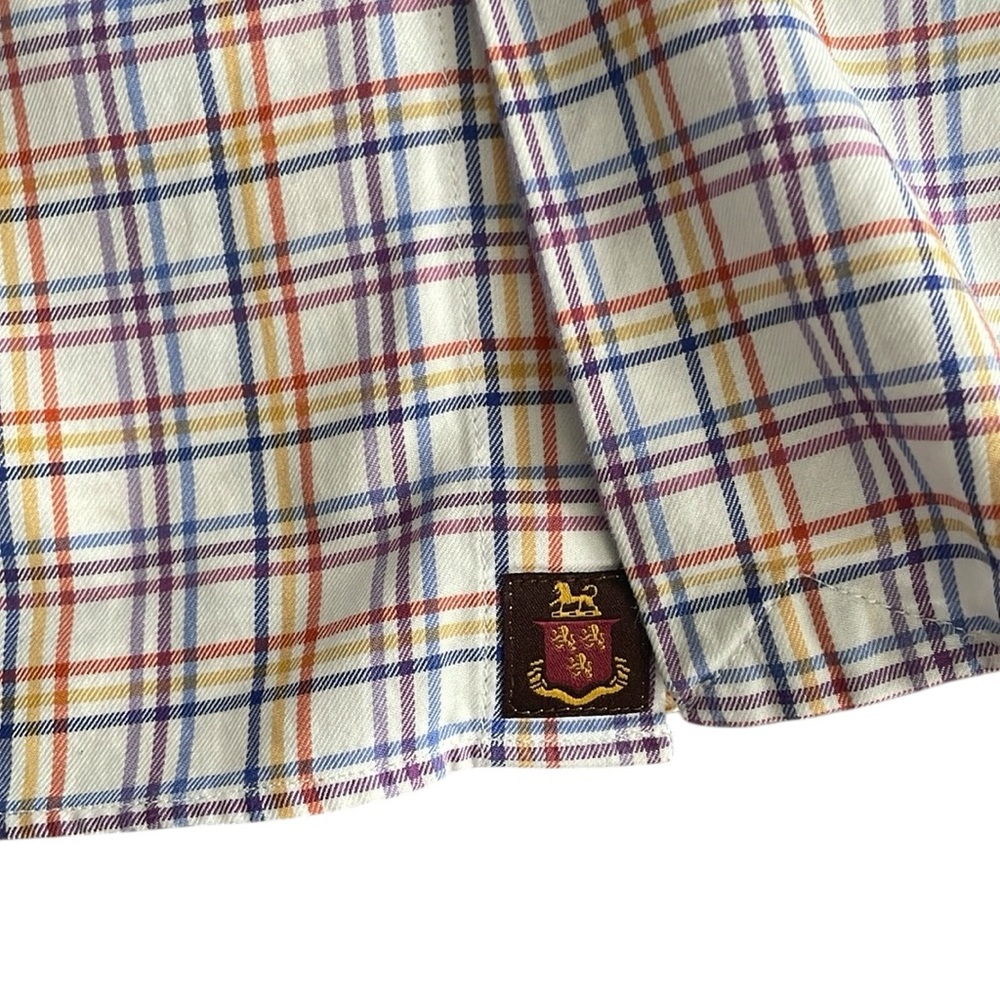 Robert Talbott Blue And Red Casual Button Down Sh… - image 3